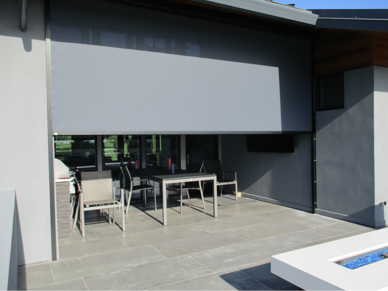 different types of patio covers solar drop screens
