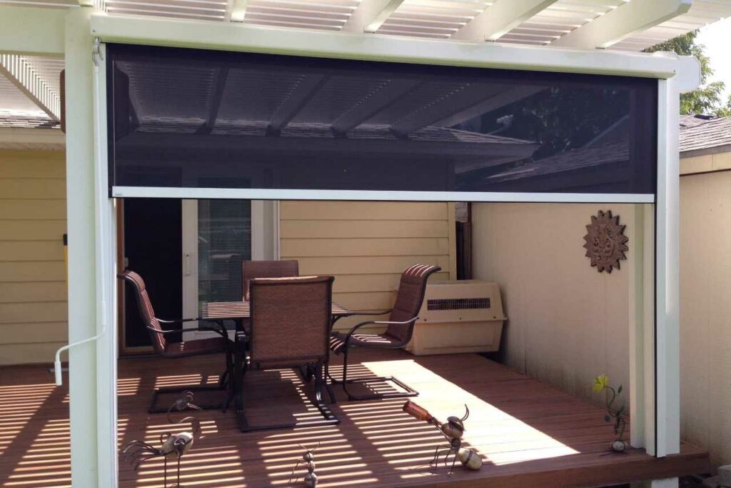 solar drop screen preserve your outdoor furniture Patio Covers