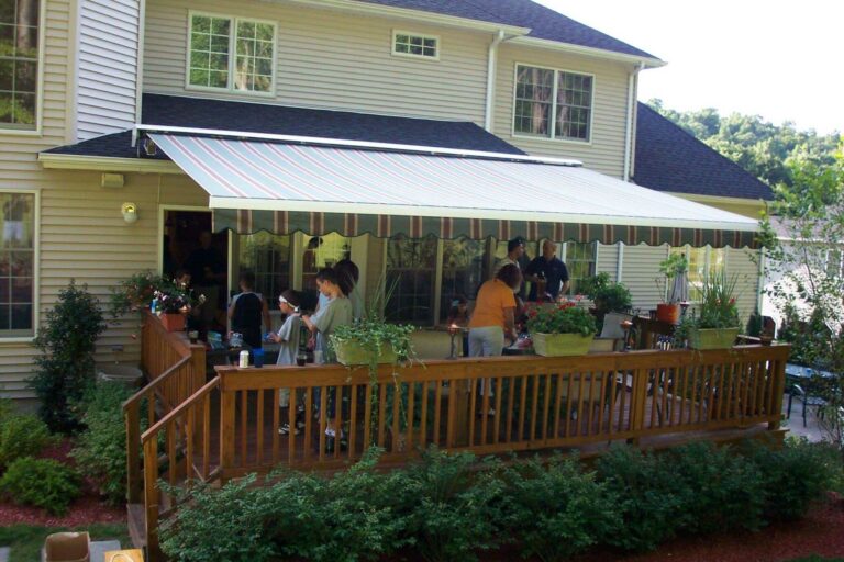 retractable awnings for your family gatherings Patio Covers Unlimited