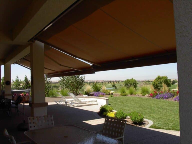 retractable awnings helps to protect you from the sun Patio Covers Unlimited