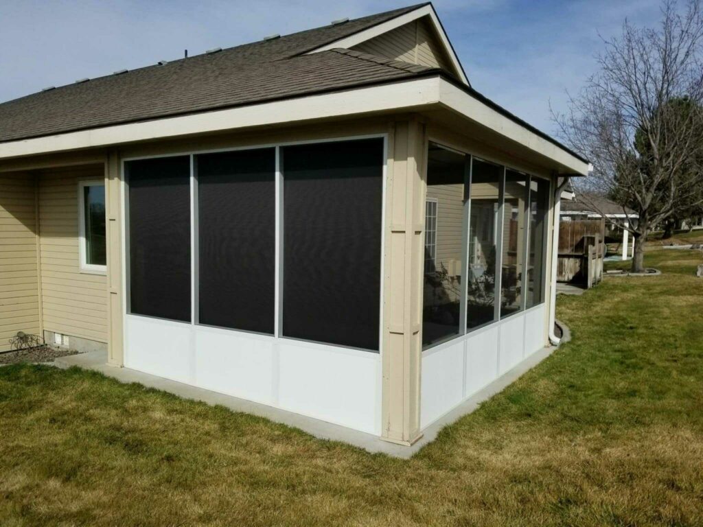 screen room installation in 2024 Patio Covers Unlimited