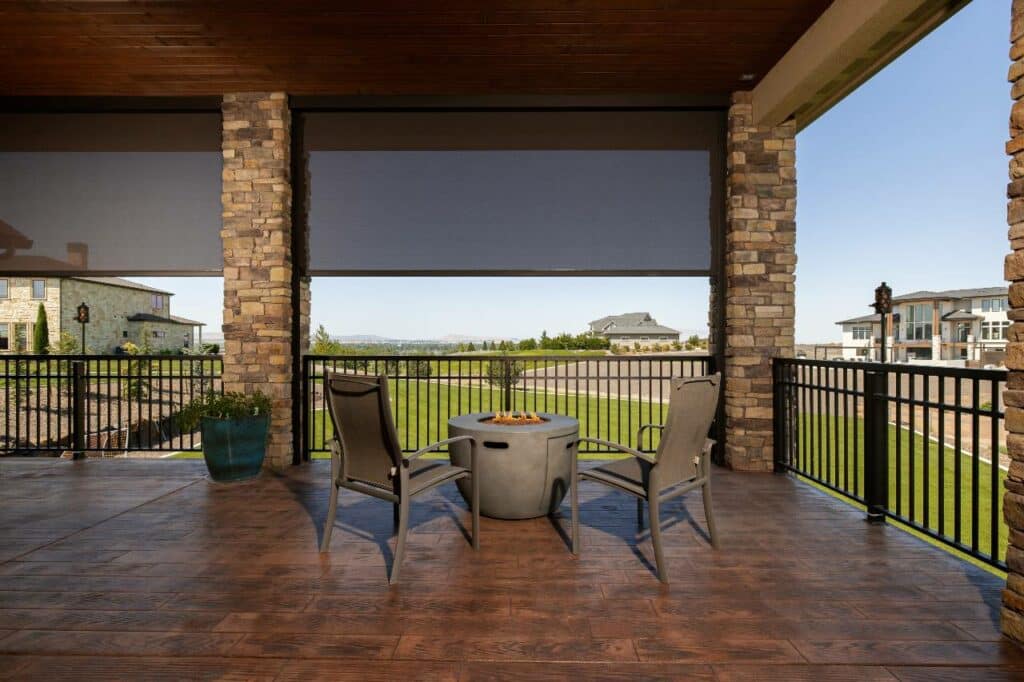 pergola décor fall idea by adding a fire pit Patio Covers Unlimited NW