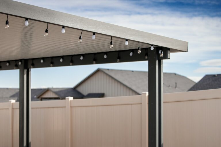 functional and decorative lighting added to pergolas Patio Covers Unlimited NW