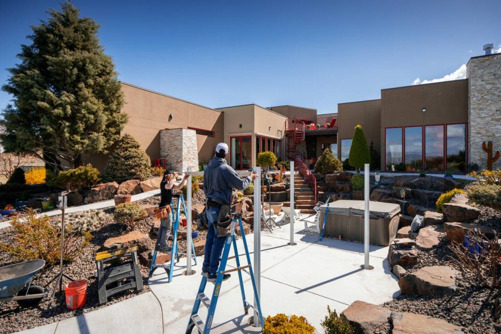 pergola construction posts and framing