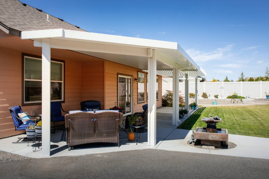 a solid patio cover in Walla Walla, WA